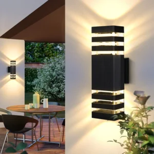Decor Wall Lamp DIY Bulb E27 Outdoor Garden Stair Door Waterproof Applique Sconces Light Fixture Home Appliances Wall Led Lights