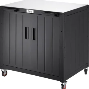 Grill Table, Outdoor Bar Cart Grill Cart with Storage